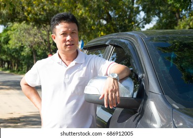 Asian Man Car Owner