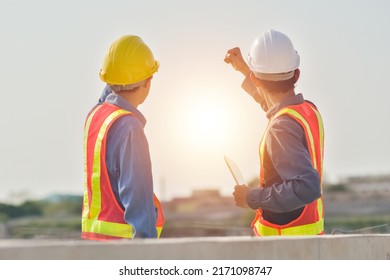 Asian man construction safety suit helmet onsite work, Asian man Engineer  - Powered by Shutterstock