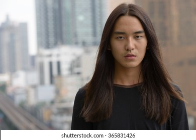 Asian Long Hair Man Images Stock Photos Vectors Shutterstock