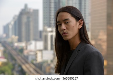 Bilder Stockfotos Und Vektorgrafiken Long Hair Asian Male