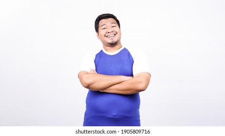 asian man smile look isolated white background - Shutterstock ID 1905809716