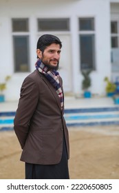 An Asian Man, Winter Outfit. Swat Pakistan. Dated 3rd January 2022.