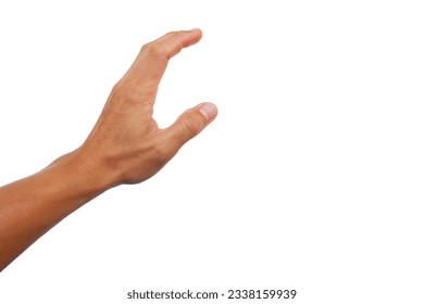 Asian man's hand reaching out to grab something - Powered by Shutterstock