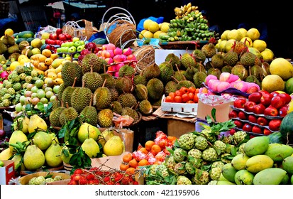 Asian Market, Exotic Fruits