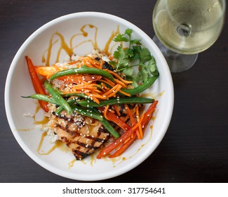 Asian Miso Salmon Bowl