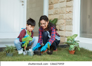 gardening mom