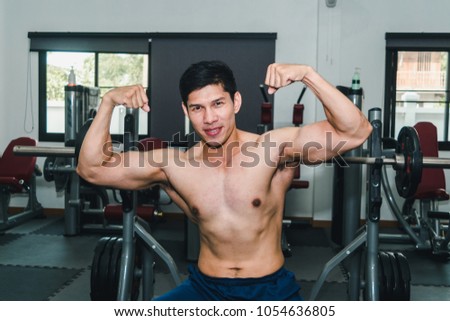 asian muscle men Men with dd breast