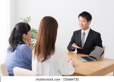 Asian salesman