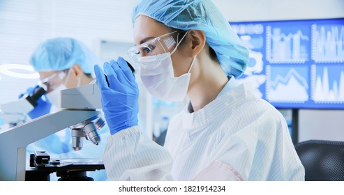 asian scientist team about skin care and cosmetic product working in science laboratory - Powered by Shutterstock