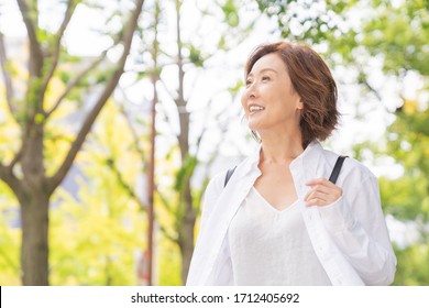 Asian senior age woman , smile - Shutterstock ID 1712405692