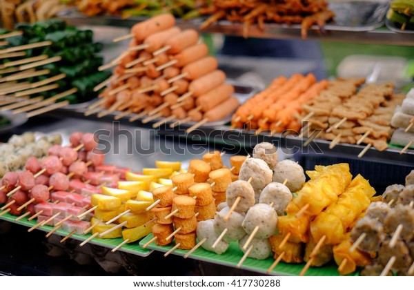 Asian Street Food Traditional Grill Snack Stock Photo Edit Now