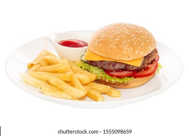 80,317 Hamburger On Plate Images, Stock Photos & Vectors | Shutterstock