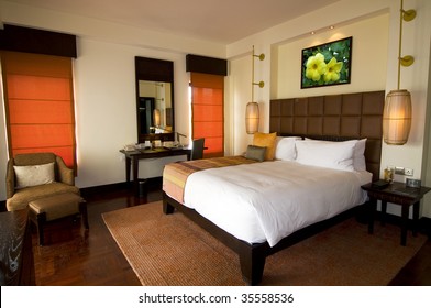 Asian Style Hotel Room At Spa Resort