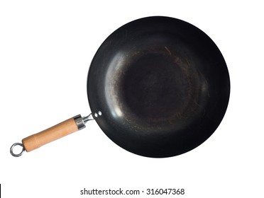 Asian Style Wok Isolated On White