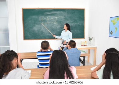 Asian Teacher Students Classroom Stock Photo 1578265906 