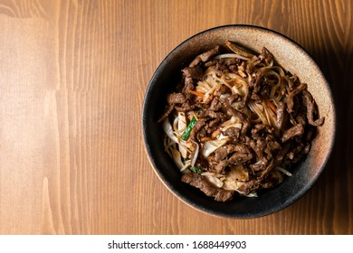 Asian Traditional Food Beef Pad Thai