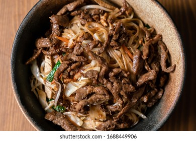 Asian Traditional Food Beef Pad Thai