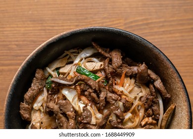 Asian Traditional Food Beef Pad Thai