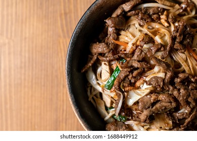 Asian Traditional Food Beef Pad Thai