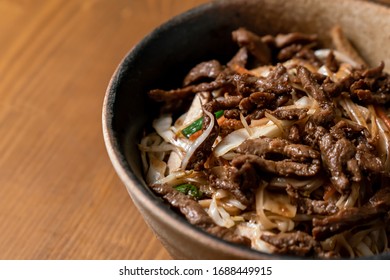 Asian Traditional Food Beef Pad Thai