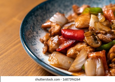 Asian Traditional Food Chicken With Soy Sauce