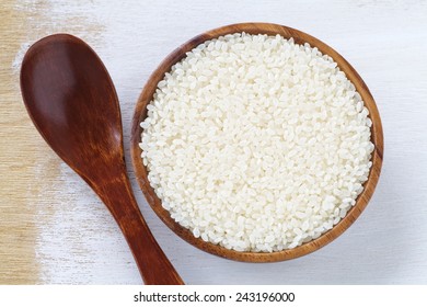 Asian White Rice Or Uncooked White Rice 