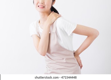 肩こり 腰痛 の写真素材 画像 写真 Shutterstock