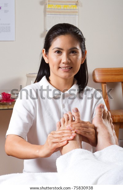 professional foot massage