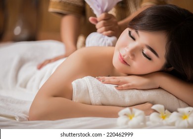 Asian Woman In A Spa