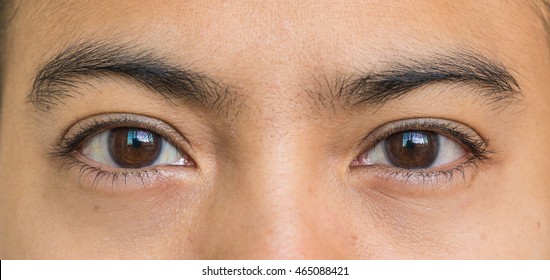 Asian Woman Tired Eyes Close: Stockfoto (Jetzt bearbeiten) 465088421