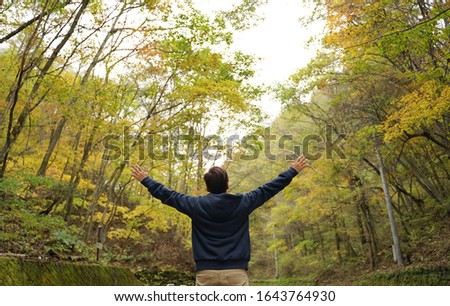 Similar – Image, Stock Photo mountain festival Autumn