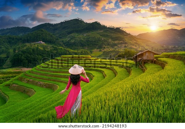 37,752 Vietnam Rice Terrace Harvest Images, Stock Photos & Vectors ...