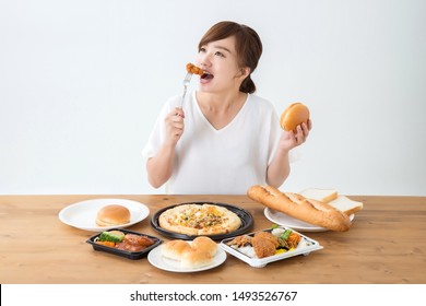 The Asian woman who eats junkfood