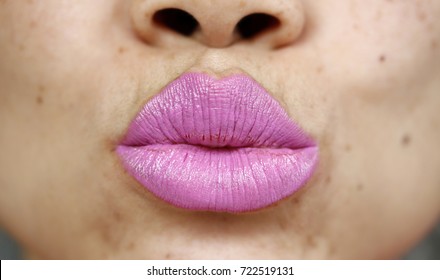 Asian Violet Lips