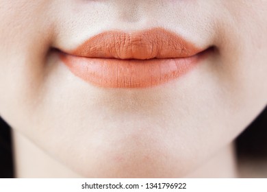 pastel orange lipstick