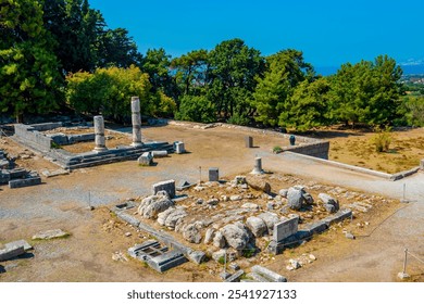 Asklepieion ancient ruins in Greek island Kos. - Powered by Shutterstock