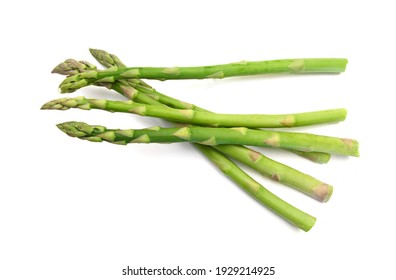 Asparagus On The White Background 