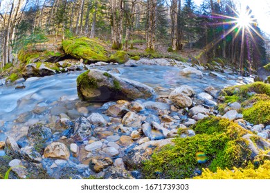 Aspe Valley, Pyrénées National Park, Parc National Des Pyrénées, Pyrénées-Atlantiques, Pyrenees, Nouvelle-Aquitaine, France, Europe