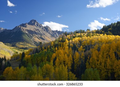 aspen in autumn at san juan mountains colorado - Shutterstock ID 326865233