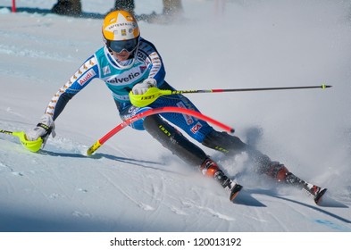 ASPEN, CO - NOV 25: Frida Hansdotter At The FIS Audi Worldcup Slalom In Aspen, CO On November 25, 2012