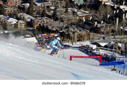 ASPEN, CO - NOVEMBER 27: Hailey Duke Competes At The Audi Quattro FIS World Cup Slalom Race In Aspen, CO On Nov 27, 2011