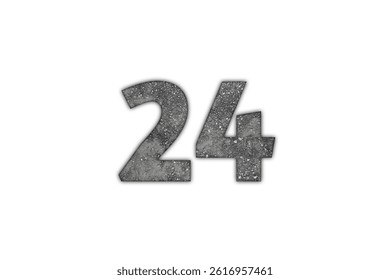 Asphalt Number Twenty-Four Design Element