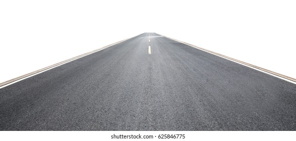 Asphalt Pavement Isolated Background Stock Photo 625846775 