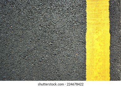 Double Yellow Line On Asphalt Texture Stock Photo (Edit Now) 19823506