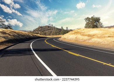 Asphalt road and country landscape - Powered by Shutterstock