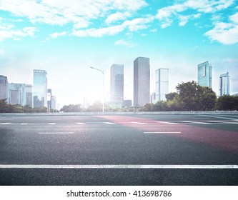 Asphalt Road Modern City Stock Photo 413698786 | Shutterstock