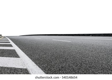 Asphalt Road On White Path Stock Photo 540148654 | Shutterstock