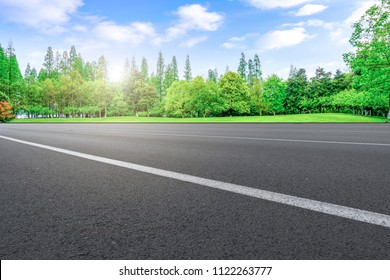 Asphalt Road Square River Hill Under Stock Photo 1122263777 | Shutterstock