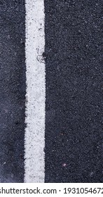 asphalt road texture background with white line copy space