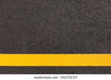 Asphalt Road Texture With Lines